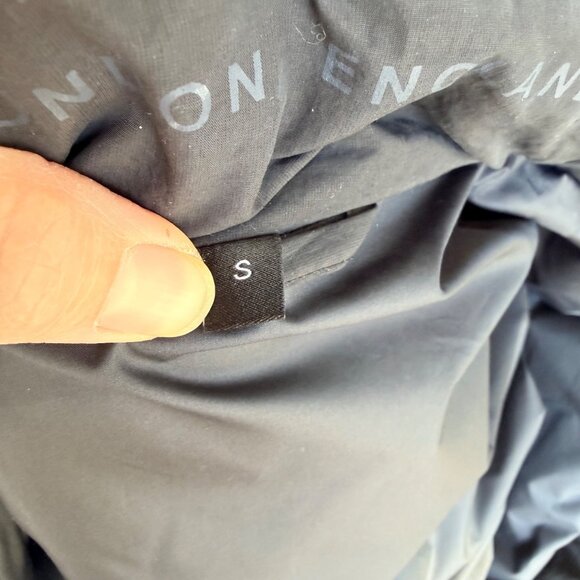 Alex Eagle Sporting Club The Richmond Puffer Jacket Men’s Size S Navy - Picture 16 of 16